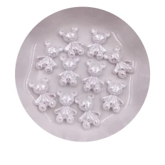 Украшения для ногтей, 10 шт (Серебряный мишка 7728781572)