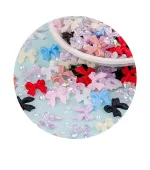 Набір прикрас для нігтів асорті бантиків, 12 ком