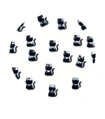 Украшения для ногтей, 50 шт (Черные котики 5536105856)