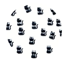 Украшения для ногтей, 50 шт (Черные котики 5536105856)
