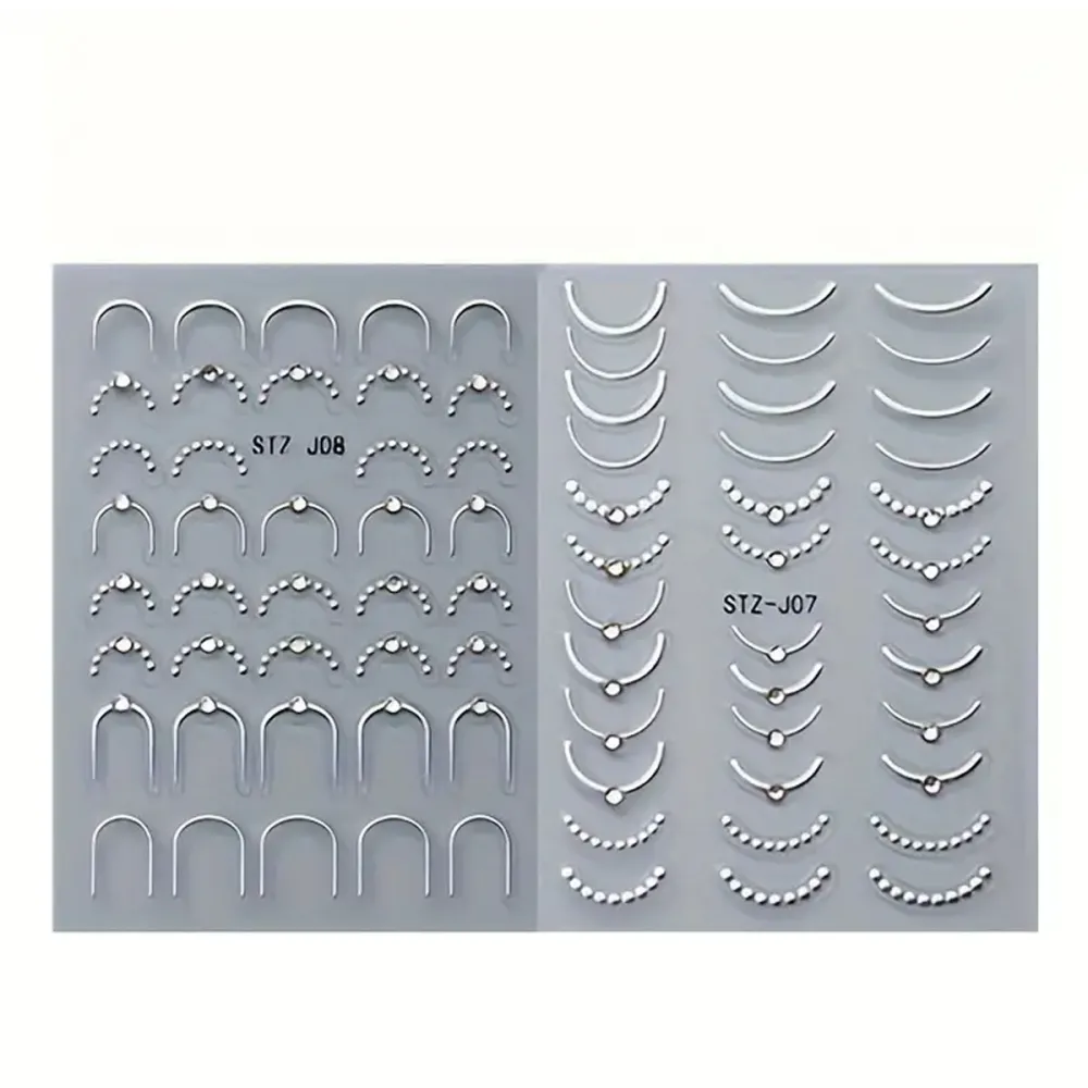 Наклейки для маникюра Nail Sticker (STZ-J07+J08)