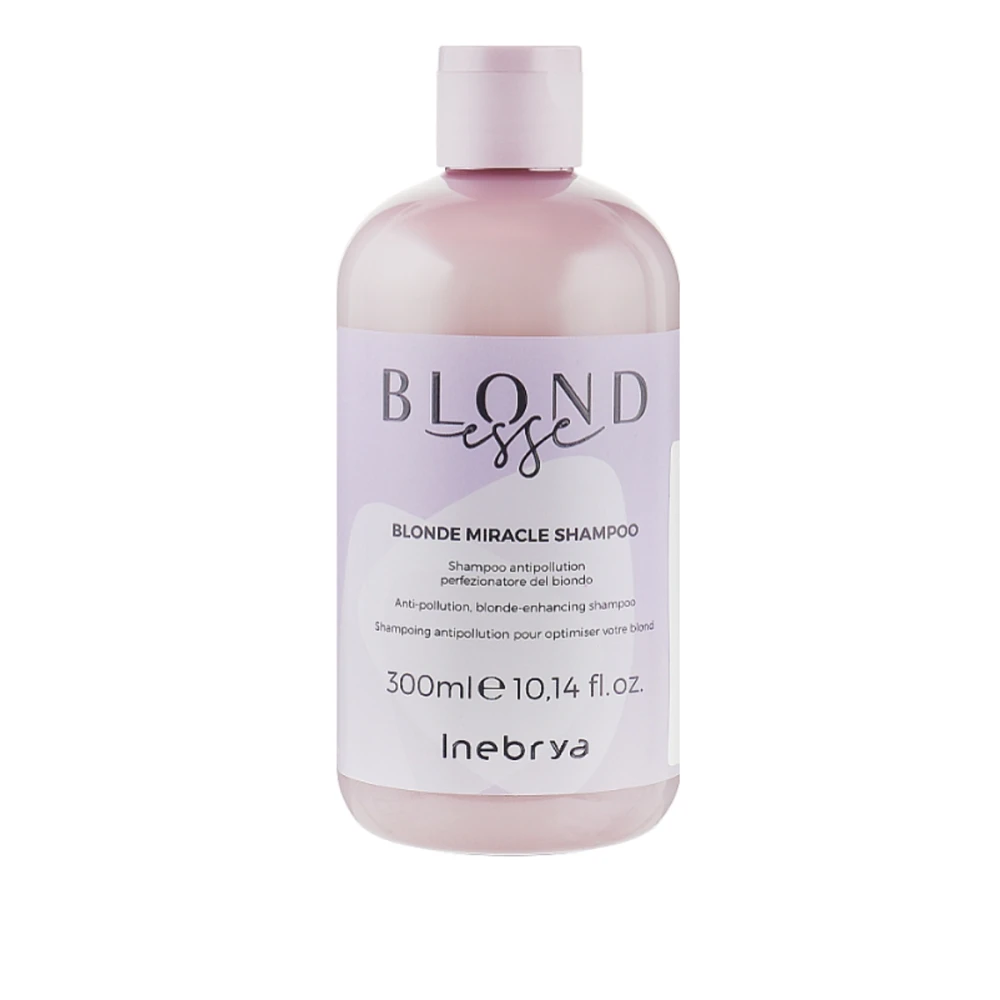 Шампунь хелатирующий для блонда Inebrya Blonde Miracle Shampoo, 300 мл