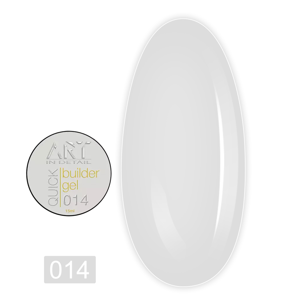 Гель для наращивания ART QUICK Builder Gel, 30 мл (014 Milky White)