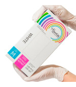 Рукавички нітрилові білі SanGig (M)