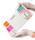 Рукавички нітрилові білі SanGig (L)