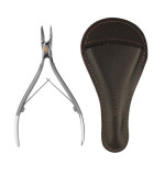 Кусачки для кутікули OLTON Easy Line XS+чохол (шкіра)