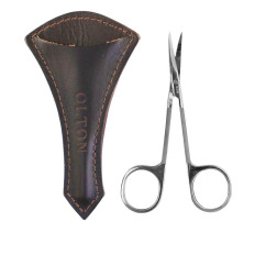 Ножиці OLTON Easy Line 113 мм + чохол шкіра (gloss)