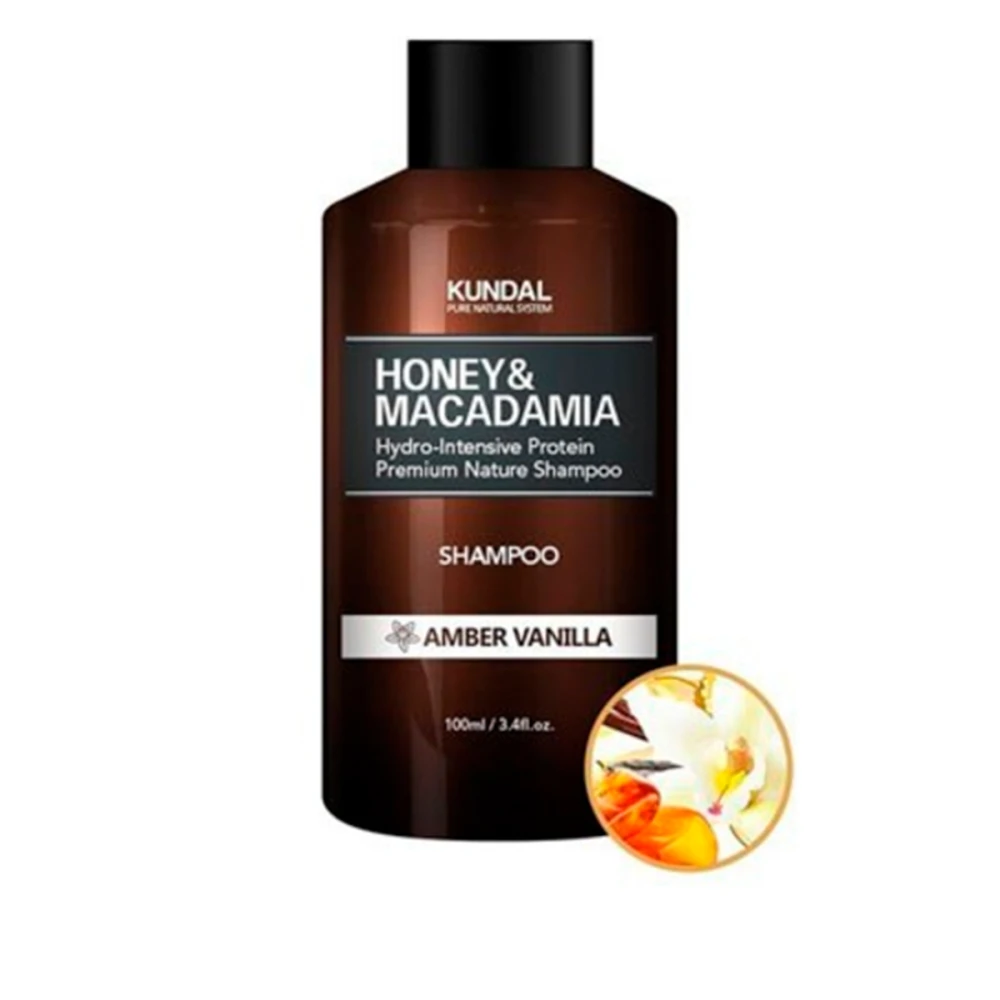 Шампунь відновлюючий Honey & Macadamia Nature Shampoo Amber Vanilla, 100 мл