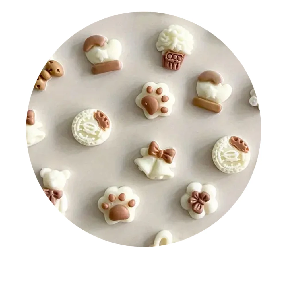 Прикраси для нігтів, 10 шт (Мікс (лапки/солодощі) 3087125205 (фас))