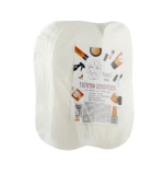 Тапки ПМ раз в индивил уп, 4 мм р.40-44 (25 пар/уп) (Белые)