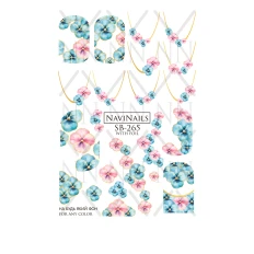 Слайдер Navinails з білою підкладкою\/об'ємною фольгою Max (SB-265 gold)