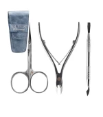 Набор инструментов OLTON (Синий) (накожницы M+ножницы 100мм+топорик лопатка)