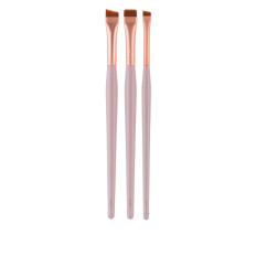 Набор кистей для покраски бровей MAGIC BROW BRUSHES профессиональный (светло-розовый)