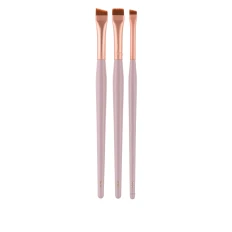 Набор кистей для покраски бровей MAGIC BROW BRUSHES профессиональный (светло-розовый)