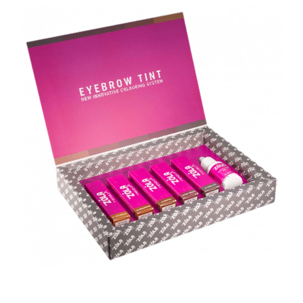 Набор красок для бровей с окислителем New Innovative Colouring System
