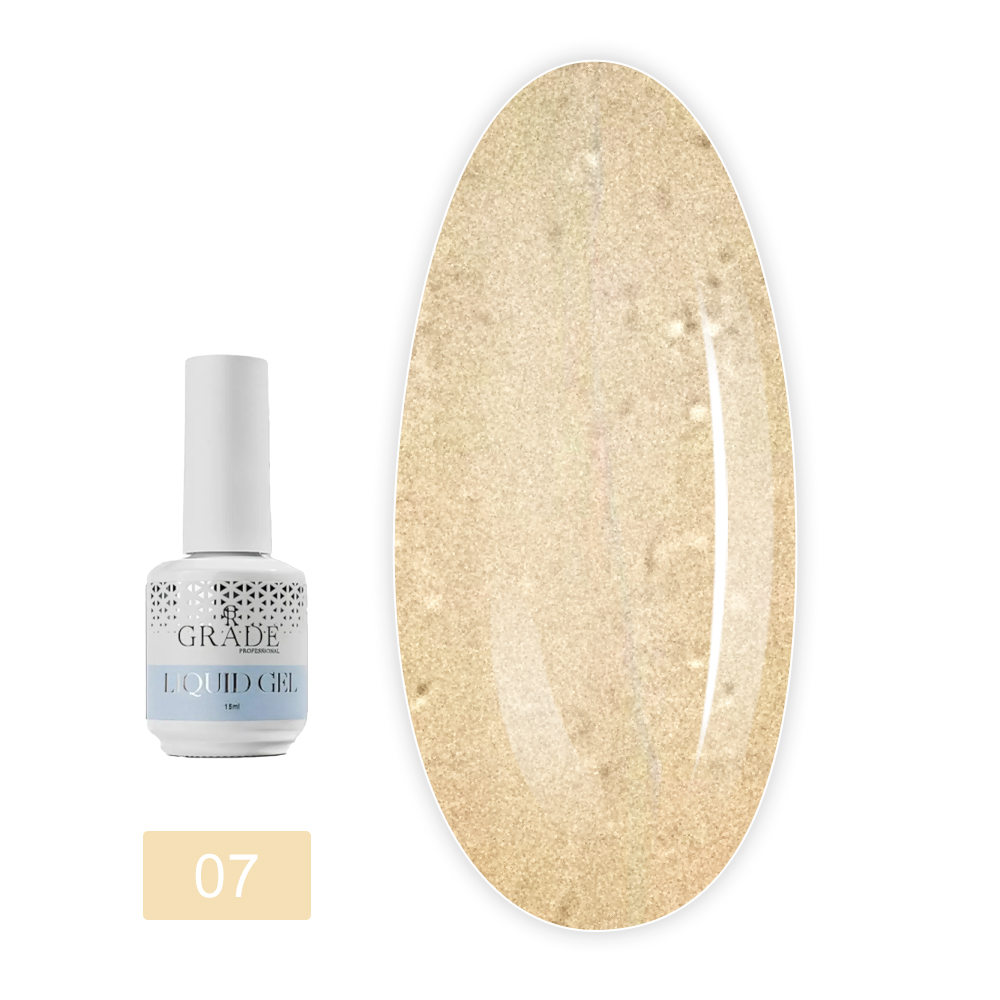 Гель Grade liquid gel shine рідкий 15 мл (07)