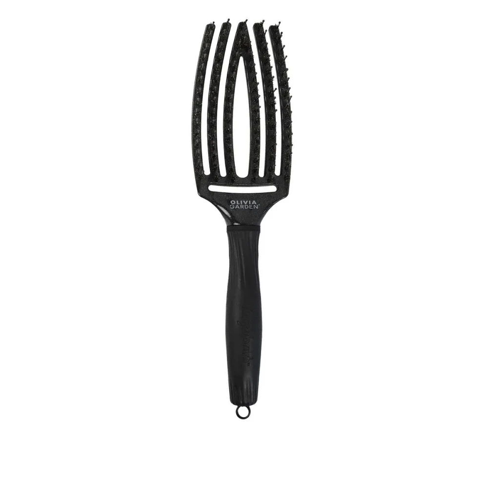 Щітка FINGERBRUSH Care Iconic Boar&Nylon Full  (Black M)