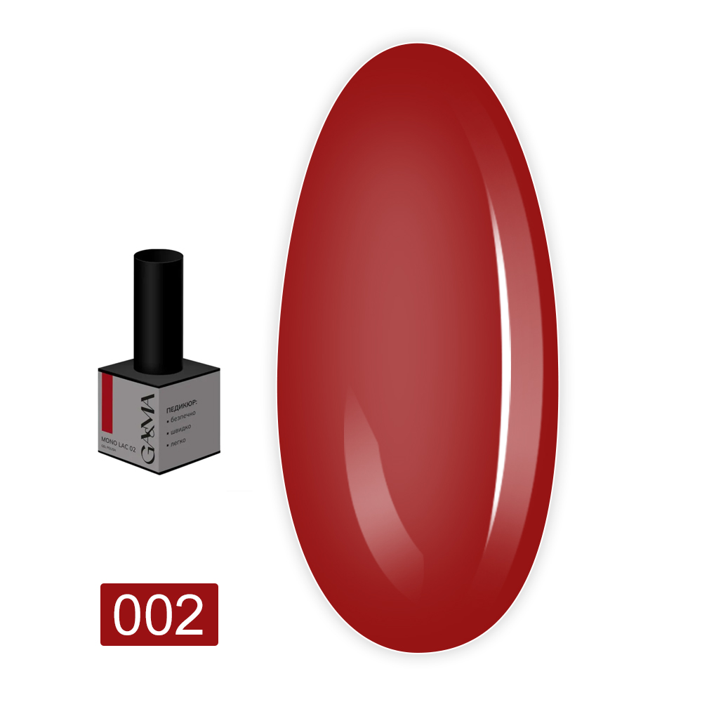 Гель лак однофазный Mono Lac GA&MA , 6 мл (002)