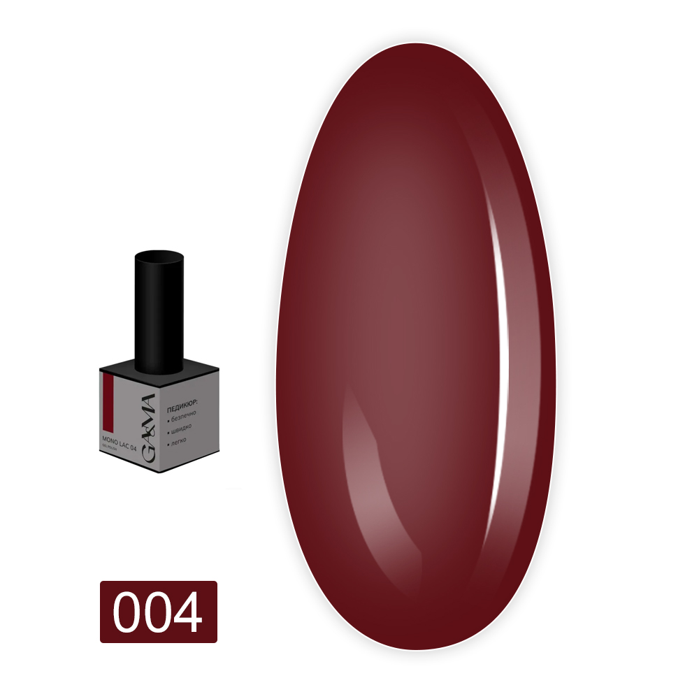 Гель лак однофазный Mono Lac GA&MA , 6 мл (004)
