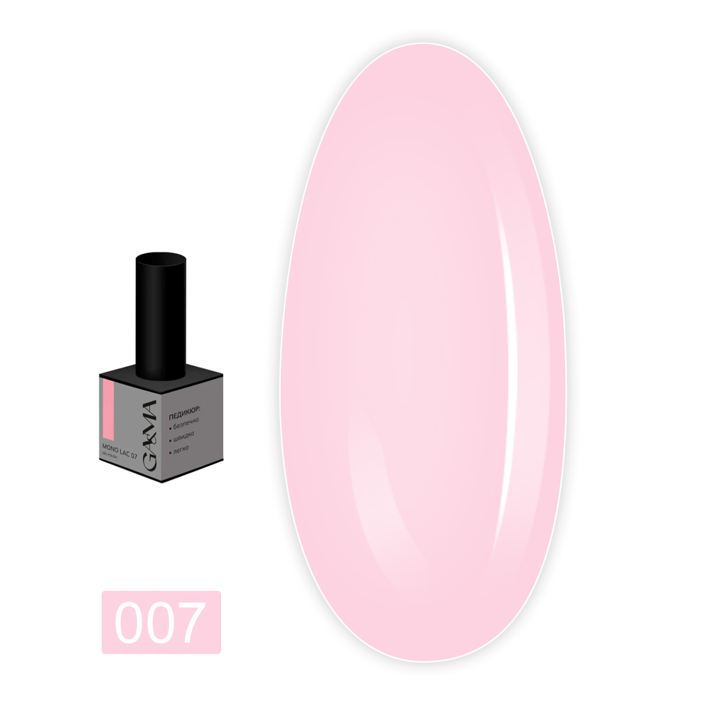 Гель-лак однофазний Mono Lac GA&MA , 6 мл (007)