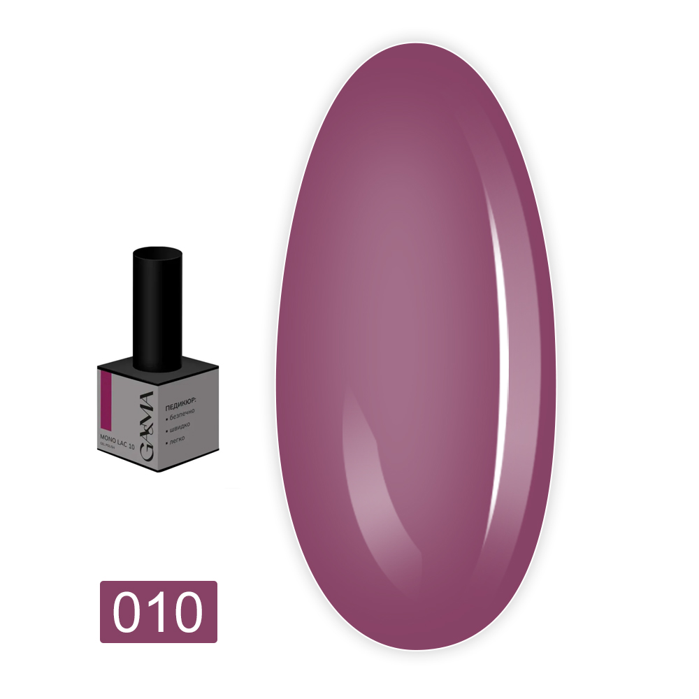 Гель лак однофазный Mono Lac GA&MA , 6 мл (010)