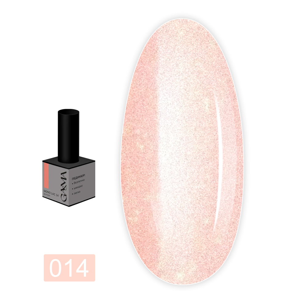 Гель лак однофазный Mono Lac GA&MA , 6 мл (014)
