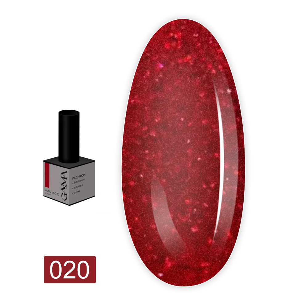 Гель лак однофазный Mono Lac GA&MA , 6 мл (020)