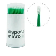 Микробраш маленький SMALL SIZE 100 ед. зеленых щеток