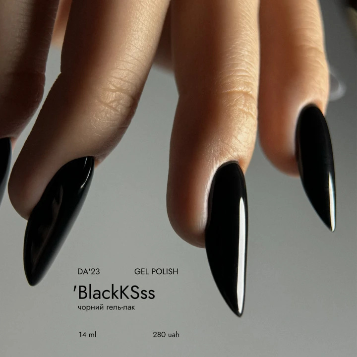 Гель лак DA_23, 8 мл (BlackKSss (черный-черный))