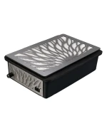 Вытяжка врезная с фильтром Tornado (Черная)