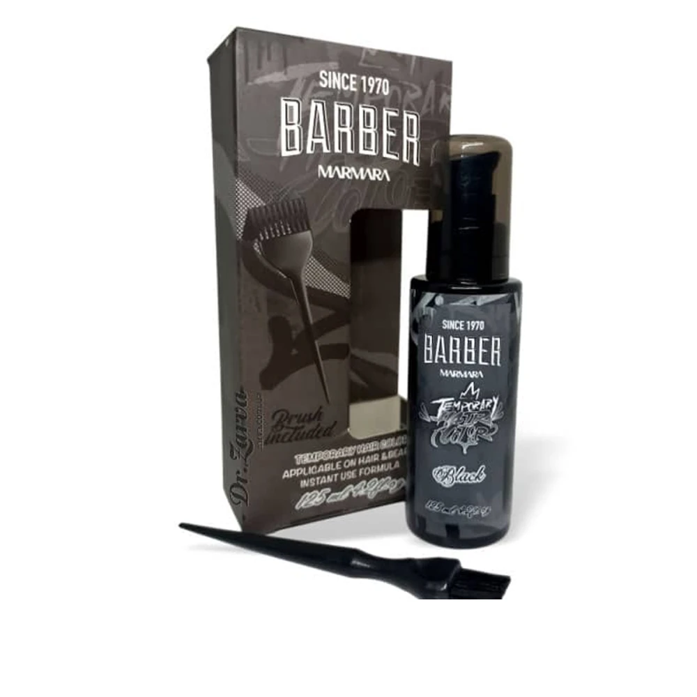 Краска для ус и бороды Barber 125 мл (Черная)