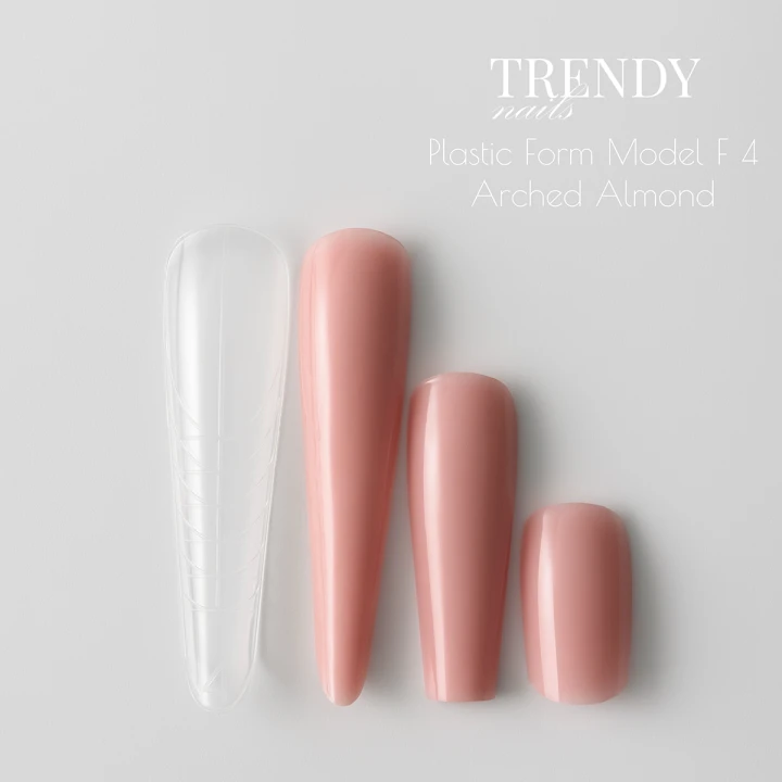 Формы для наращивания Upper Plastic Form 140 ед. (Arched Almond)