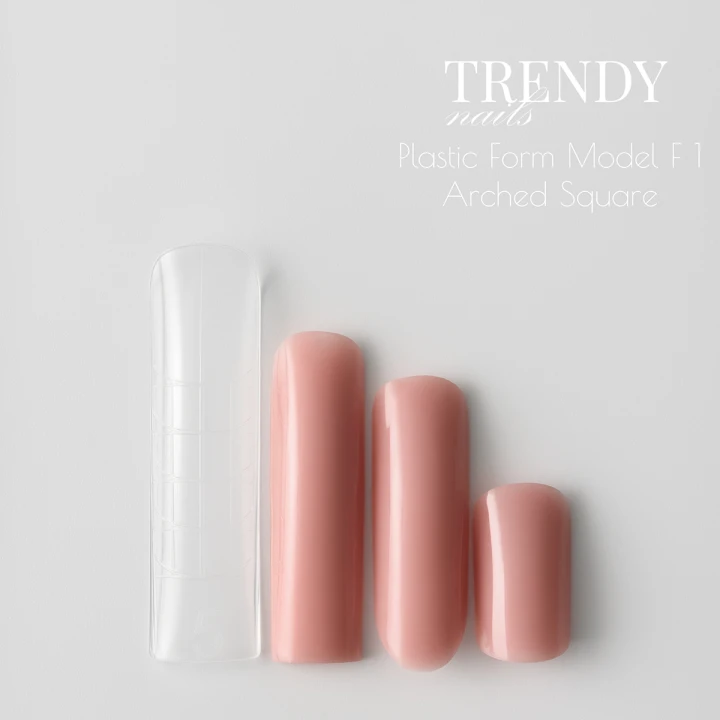 Формы для наращивания Upper Plastic Form 140 ед. (Arched Square)