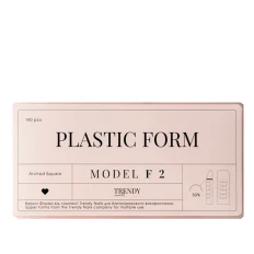 Формы для наращивания Upper Plastic Form 140 ед. (Arched Square)