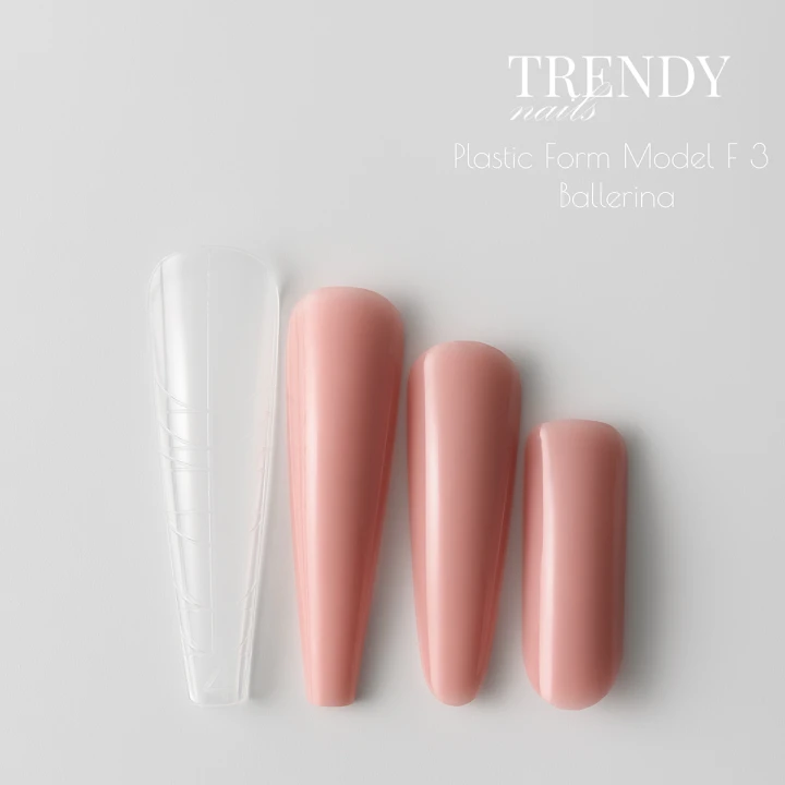 Формы для наращивания Upper Plastic Form 140 ед. (Ballerina)