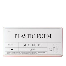 Форми для нарощування Upper Plastic Form 140 од. (Salon Square)