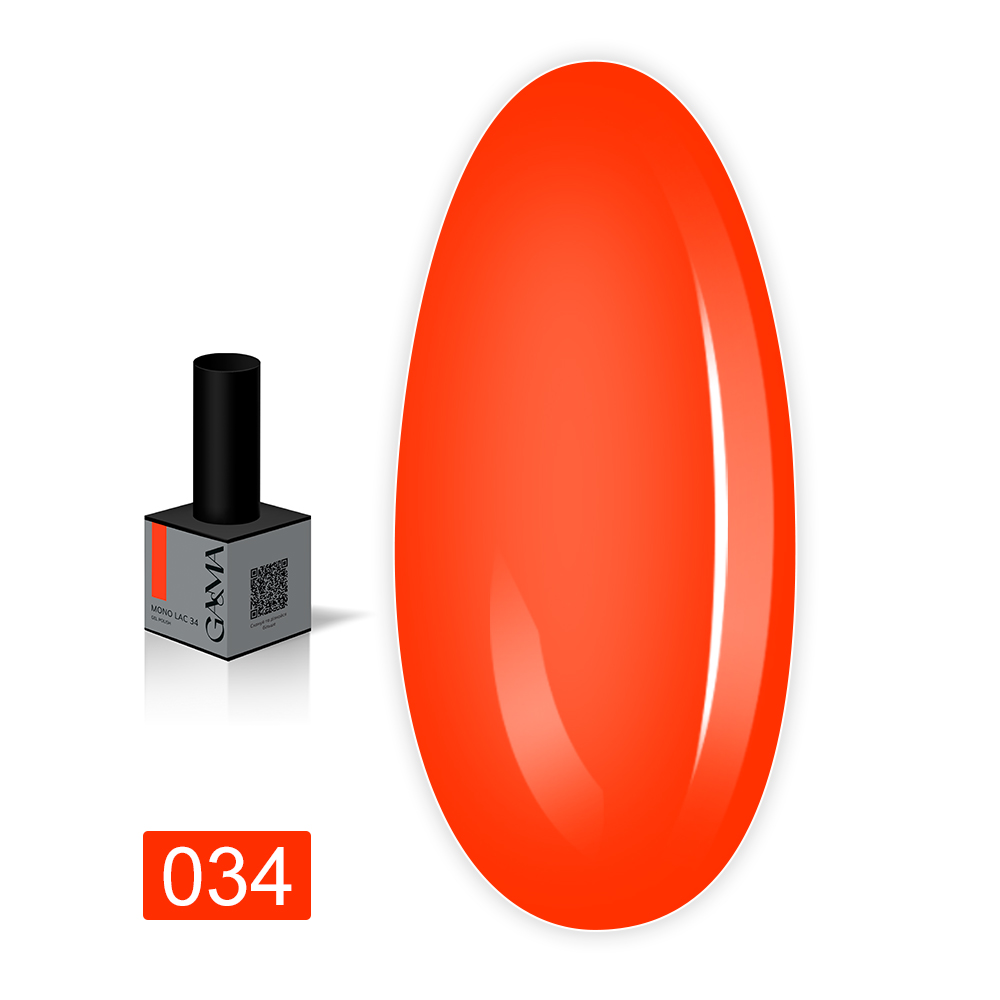 Гель лак однофазный Mono Lac GA&MA , 6 мл (034)
