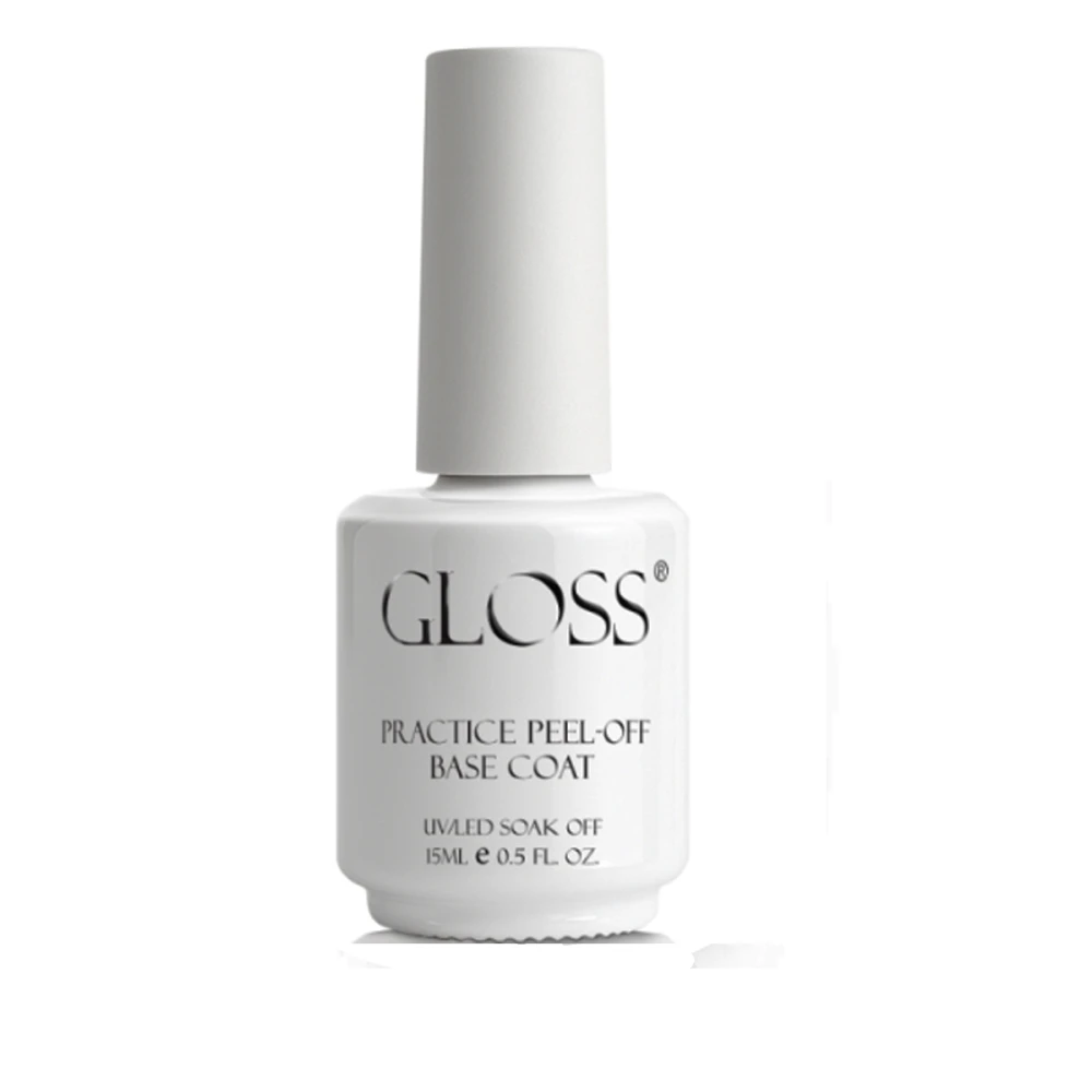 База для практики дизайнів GLOSS Practice Peel-off Base Coat 15 мл