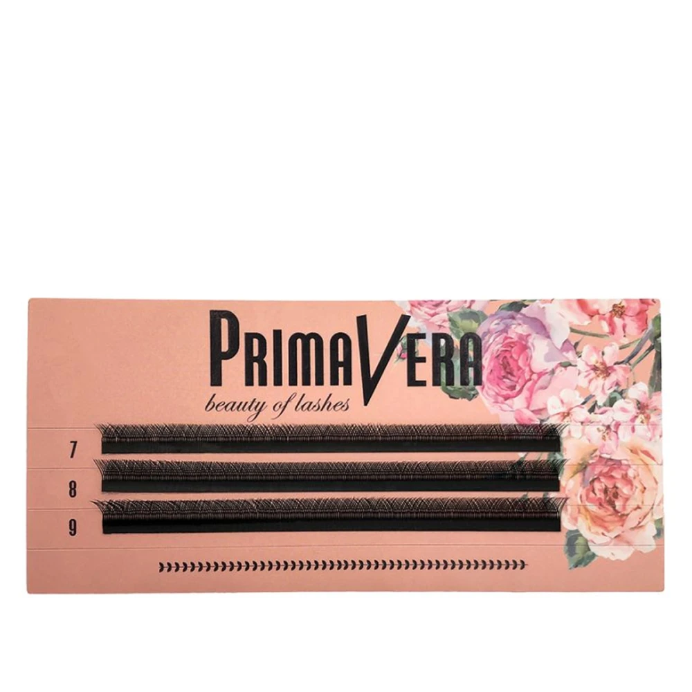 Ресницы Primavera Y-Type черные   (D 7-9 мм)