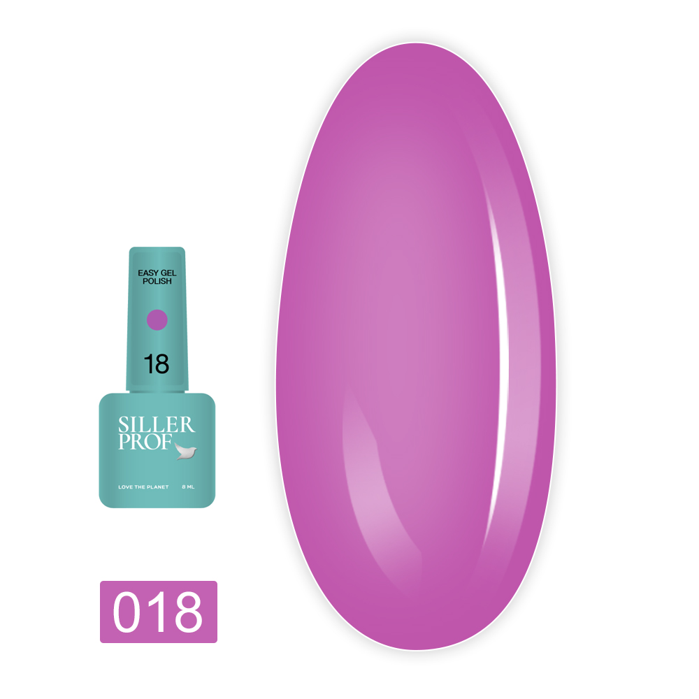 Гель лак Siller One-ster gel polish 8 мл (EASY 18)