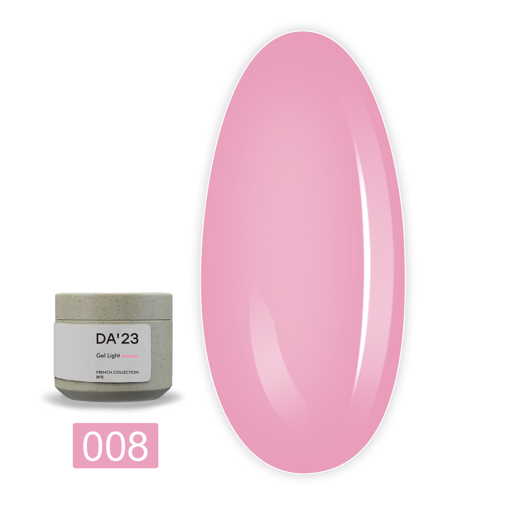 Гель Light DA_23 French collection, 15 мл (08)