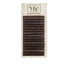 Вії на стрічці Primavera шоколад (20 ліній) (D 010 mix)