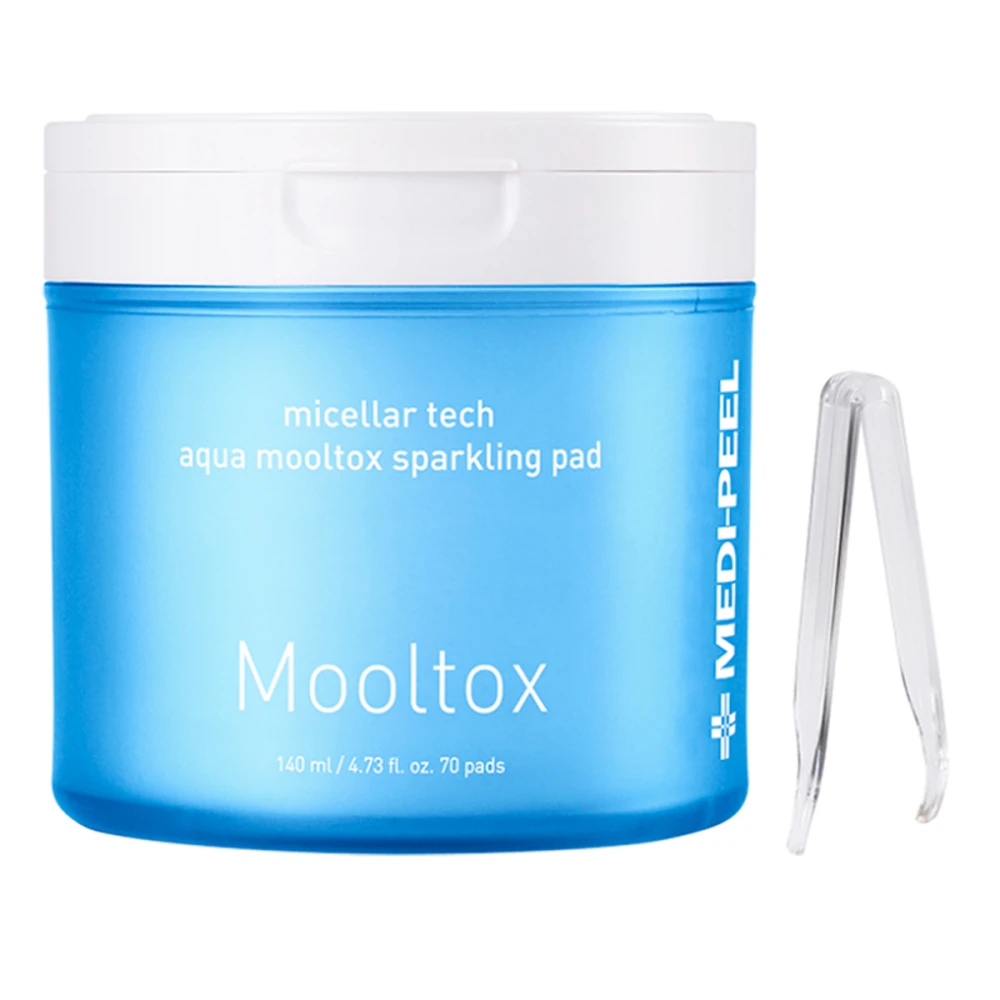 Увлажняющие диски для лица Aqua Mooltox Sparkling Pad 70 ед.