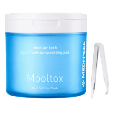 Диски зволожуючі для обличчя Aqua Mooltox Sparkling Pad 70 од.