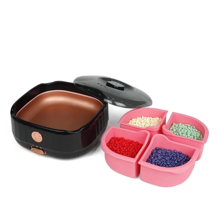 Воскоплав SM-5001A на 600 мл, з силіконовими чашами (Чорний)