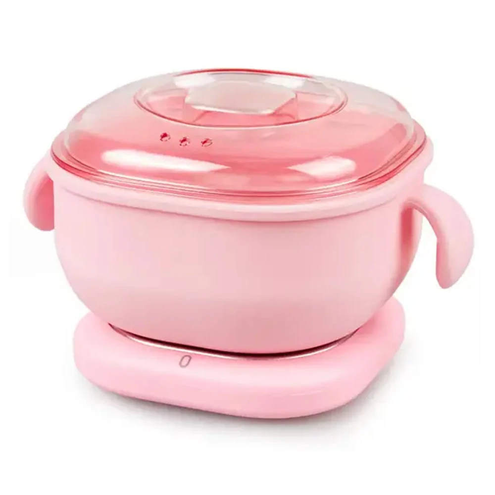 Воскоплав SS-001A с силиконовой сменной чашей, 400 мл (Розовый)