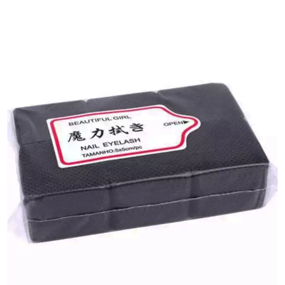 Салфетки безворсовые Beautiful girl 11 одноразовые, 300 шт (Черный)