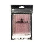 Микробраши с блестками (аппликаторы), 50 шт (Нежно-розовый)