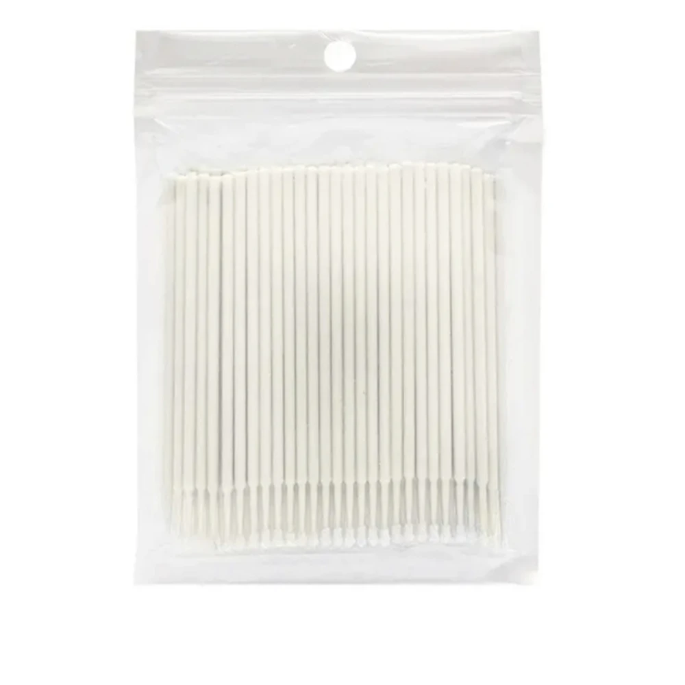 Микробраши одноразовые (аппликаторы) в zip-пакете, 100 шт (Белый)