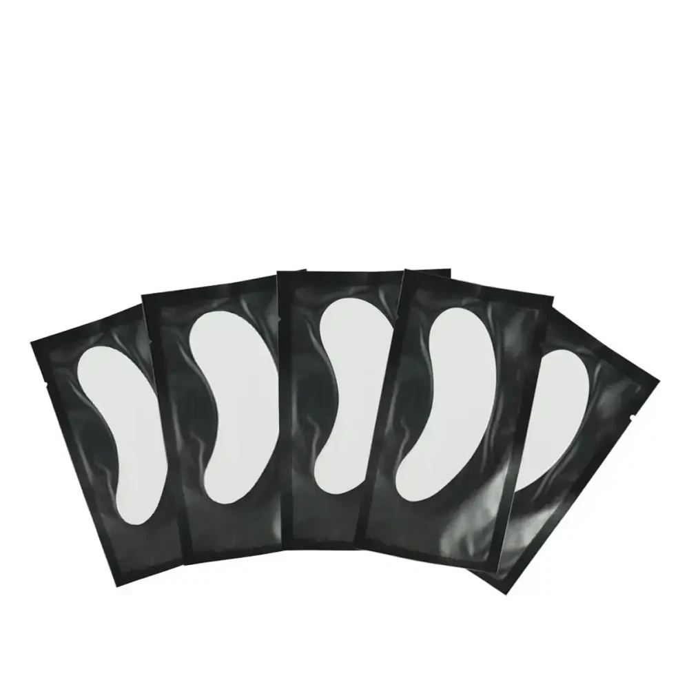 Патчи гидрогелевые для наращивания ресниц, 1 шт (Черные)